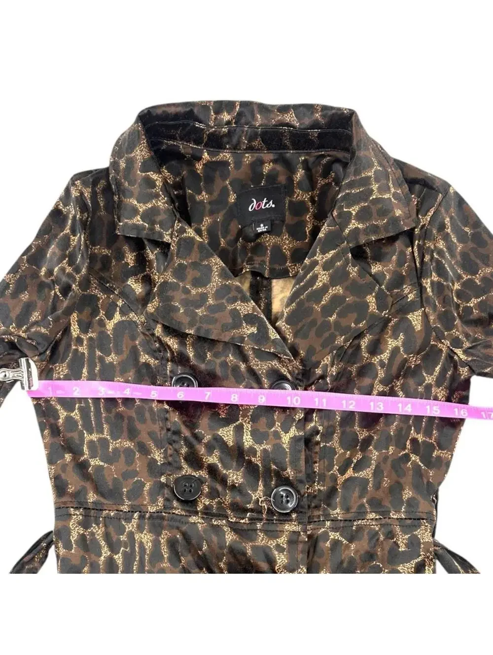 Dots Leopard Print Jacket - Picture 7 of 8